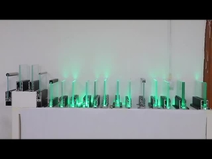Easy Installation Aluminum U Channel Glass Railing Modern With LED Light