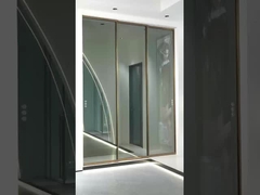 Aluminum sliding door interior partition