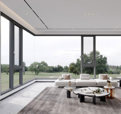 Aluminum Swing Window with 10 Years Warranty Soundproof and Weather Resistance Inward Casement Window