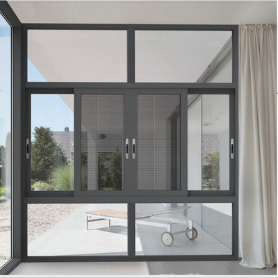 Customizable Aluminum Sliding Glass Window with 10 Years Warranty Sound Insulation and Weather Resistance