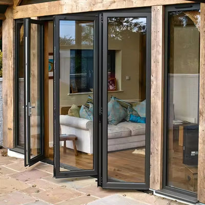 Eco Friendly Aluminum Folding Door with Reinforced Frame and Weather Resistant Design