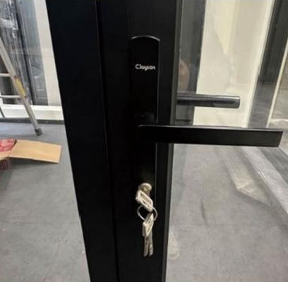 Durable Thick Profile Aluminum Folding Door with Fluorocarbon Spraying for Enhanced Longevity