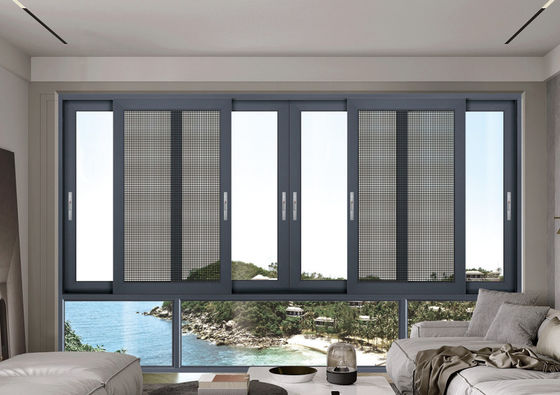Customizable Aluminum Sliding Window with 10-Year Warranty Corrosion Resistant Modern Design