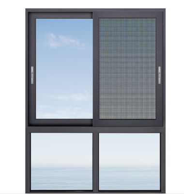 Thermal Insulation Aluminum Sliding Window with 10-Year Warranty and Stainless Steel Hardware