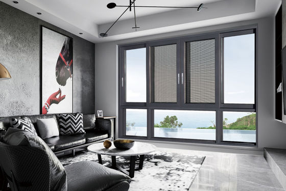 Modern Design Aluminum Sliding Window with Stainless Steel Hardware and 10 Year Warranty