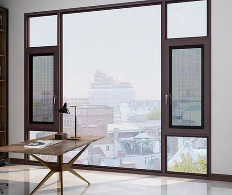 Sturdy Aluminum Tilt Turn Windows With Insulating Profiles And Corrosion Resistance