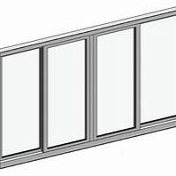 Insulation Type Double-glazed Tempered Glass Sliding Window For Wind Rain Resistance Performance