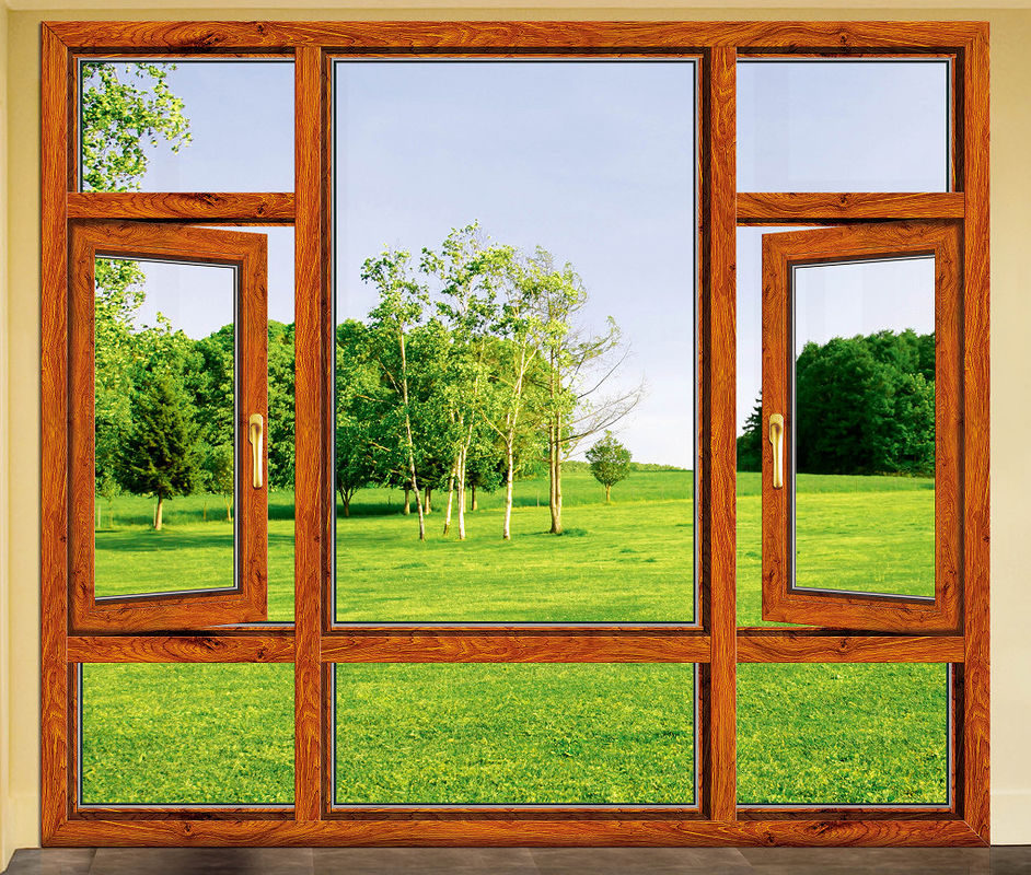 Heat Resistant Soundproof Aluminium Tilt Turn Window