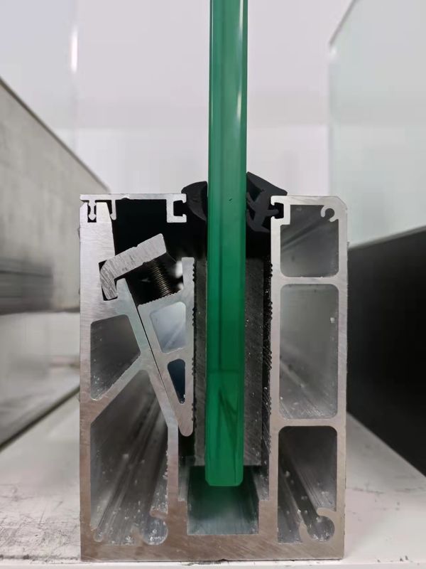 6+6mm & 8+8mm Aluminum U Channel Glass Railing