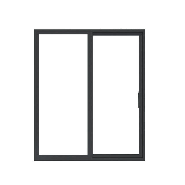 Wind Resistance Commercial Aluminum Sliding Windows 6063 T5