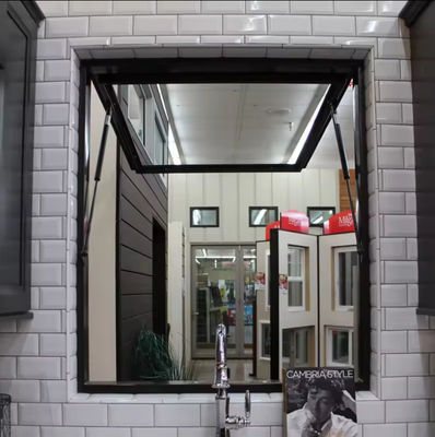 High Security Aluminum Tilt And Turn Window With Customized Size And Tempered Glass