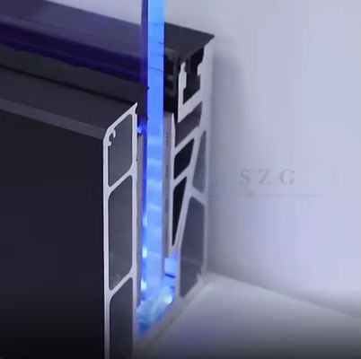 Lamel U Channel Glass Balustrade Top Mounted Installation With Laminated Glass