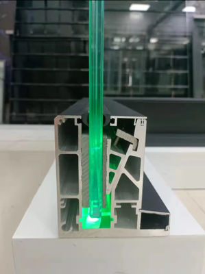 Lamel U Channel Glass Balustrade Top Mounted Installation With Laminated Glass