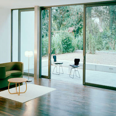 Large Aluminum Sliding Door with Laminated Glass and Multi-point Locking for Enhanced Security