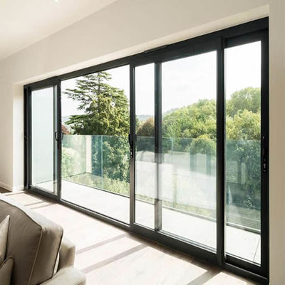 Customizable Slim Aluminum Sliding Door with Easy Maintenance and Energy Saving Features