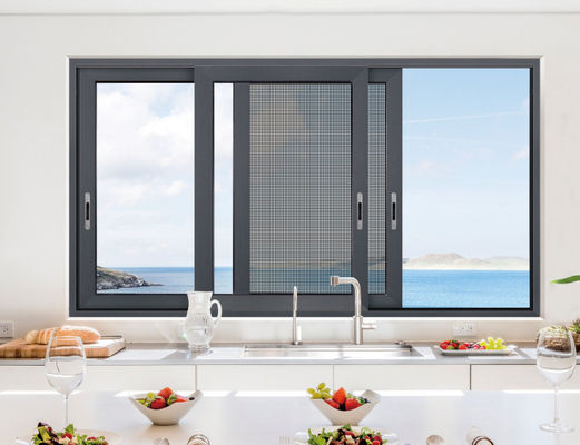Energy Efficient Aluminum Sliding Door with Fluorocarbon Spraying and Durable Design