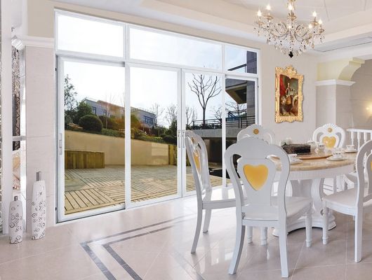 Typhoon Resistant Aluminum Sliding Door with Insulated Safety Glass and 10 Years Warranty