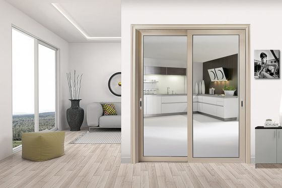 Weather Resistant Aluminum Sliding Door with Low-E Glass and Recyclable Material
