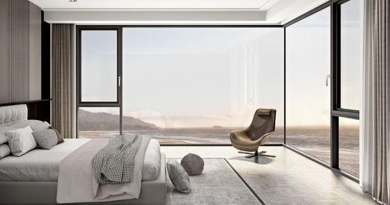 Durable Aluminum Swing Window with 10 Years Warranty Customized Size and Multi-point Locking