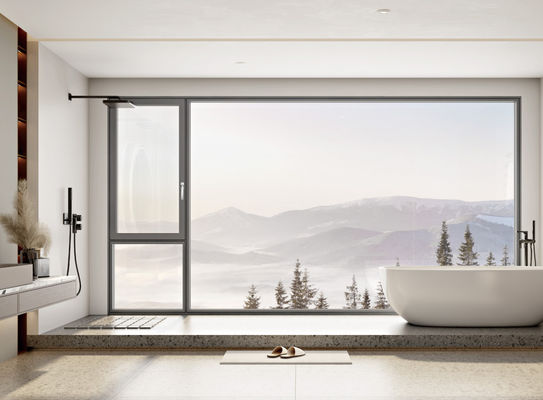 Heat Resistant Aluminum Swing Window with Multi-point Locking System and Energy Efficient Design