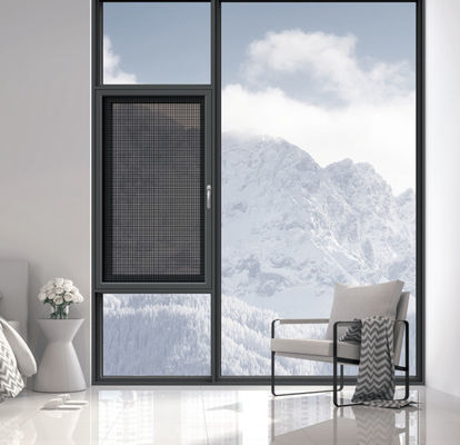 Customized Size Aluminum Alloy Casement Window with Stainless Steel Hardware and 10 Years Warranty
