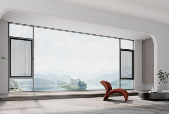 Secure Aluminum Swing Window with 10 Years Warranty and Maintenance Resistance Soundproof Design