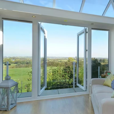 Eco Friendly Weather Resistant Aluminum Swing Door with Recyclable Materials