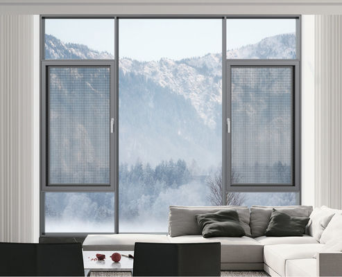 High-grade Aluminum Alloy Energy Efficient Casement Window with 10 Years Warranty