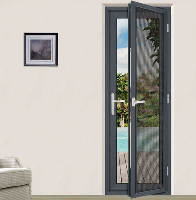 Heavy Duty Thermal Break Aluminum Swing Door with 10-Year Warranty and Durable Structural Design
