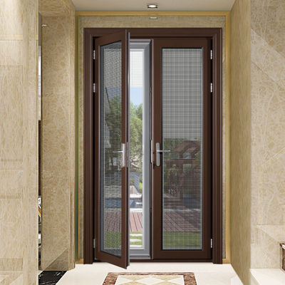 Heavy Duty Thermal Break Aluminum Swing Door with 10-Year Warranty and Durable Structural Design