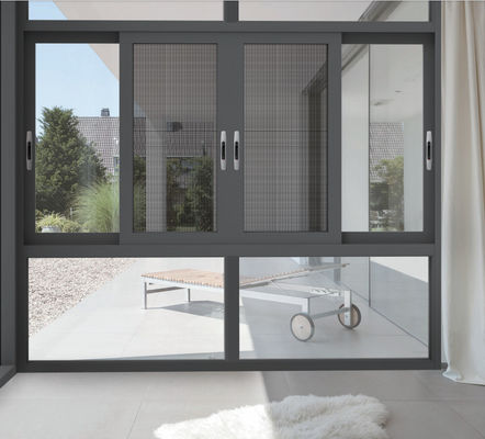 Customized Energy Efficient Aluminum Sliding Window with Thermal Insulation and 10-Year Warranty