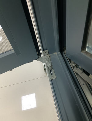 Customized Size Aluminum Swing Window with Multi-Point Locking and Tempered Insulated Glass