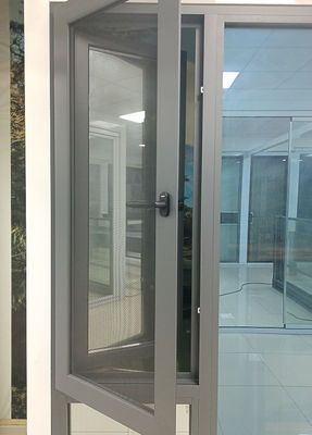 Modern Aluminum Casement Window with 10-Year Warranty Customized Size and Multi-point Locking System