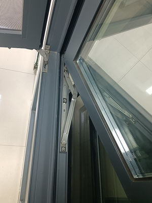 Customizable Aluminum Swing Window with Double Glazed Glass and Multi-point Locking for Commercial Buildings