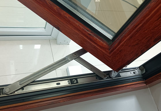Powder Coated Aluminum Swing Window with 10-Year Warranty and Customizable Size