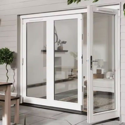 Energy Efficient Aluminum Swing Door with Low-E Glass and 10 Years Warranty