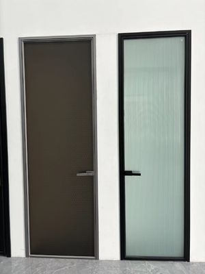 Walls Divider Interior Aluminium Swing Doors Customized French Casement