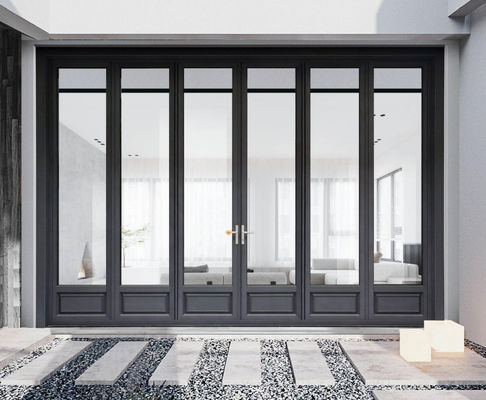 Eco Friendly Aluminum Folding Door with Reinforced Frame and Weather Resistant Design