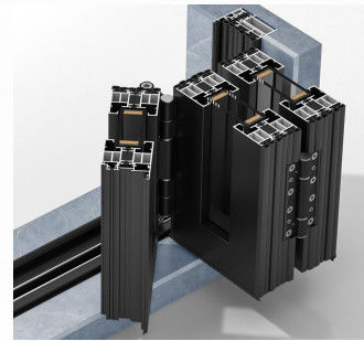 Robust Stackable Aluminum Folding Door with 50 Years Life Span and Fluorocarbon Spraying