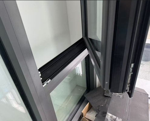 Aluminum Swing Window with Low-E Glass Argon Filling and 10-Year Warranty for Enhanced Energy Efficiency