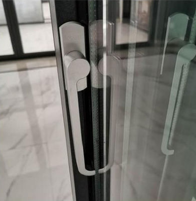 Corrosion Resistant Thermal Break Aluminum Folding Door with 50mm 70mm 80mm Frame Width