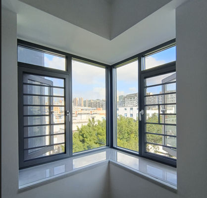 Customizable Aluminum Swing Window with Multi-Point Locking and High Security 10-Year Warranty