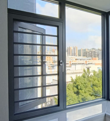 Customizable 1.2mm Aluminum Swing Window with Lockable Multi-Point Locking and 5 Years Warranty