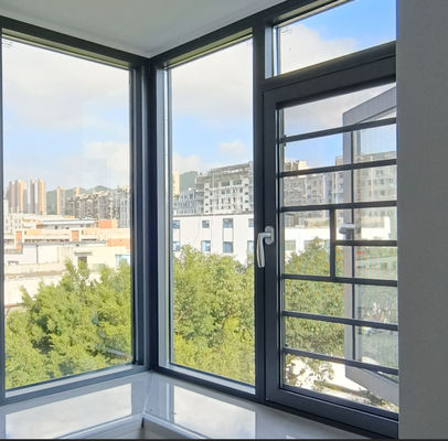 Customizable 1.2mm Aluminum Swing Window with Lockable Multi-Point Locking and 5 Years Warranty
