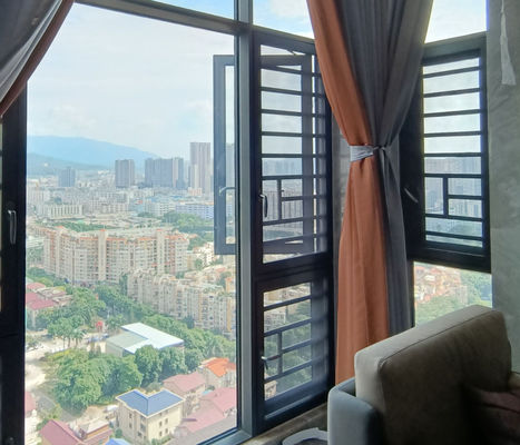 Modern Aluminum Swing Window with 5 Years Warranty Waterproof and Wind Resistance Features