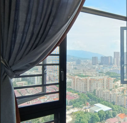 Modern Aluminum Swing Window with 5 Years Warranty Waterproof and Wind Resistance Features