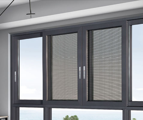 Modern Design Aluminum Sliding Window with Stainless Steel Hardware and 10 Year Warranty