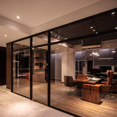 Customizable Colorful Glass Partition Wall with 10 Years Warranty for Natural Light Office Spaces