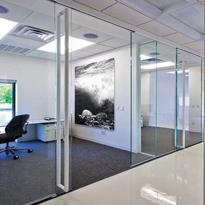 Aluminum Profile Heavy Duty Sliding Glass Room Dividers with Modern Design