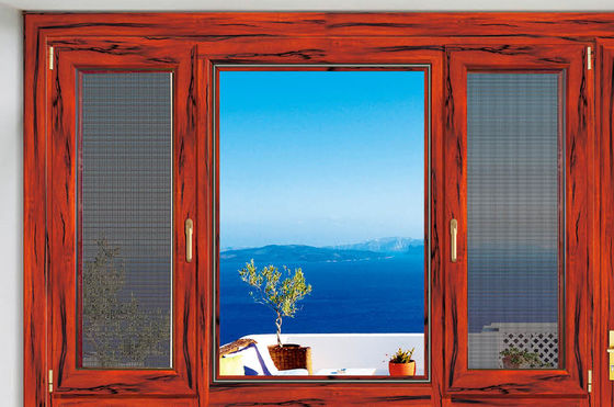 Wind Resistance Tilt Turn Aluminium Windows Adjustable With Double Glazed
